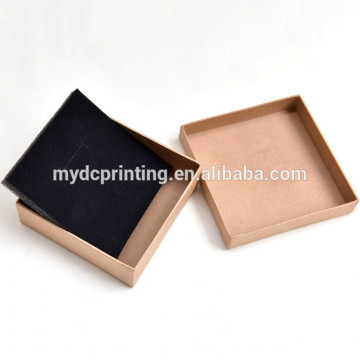 Impreso su propio logo Papel Kraft Gift Box